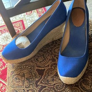 J crew wedge heels 9